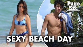 Camila Cabello shows off curves on Miami beach with Shawn Mendes  Page Six Celebrity News