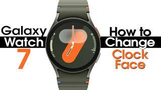 Samsung Galaxy Watch 7 How to Change the Clock Face  H2TechVideos