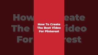 Video Pins on Pinterest #pininterest #pinterestmarketing