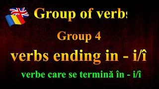 Lesson 30. Romanian Grammar. Recapitulating group 4 verbs verbs ending in -i and î