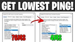 How To Get Lower Ping & Fix Packet Loss In ANY Game- Get 0 Ping 2024
