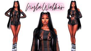 Sims 4 CAS  Nyla Walker  Sim Download  CC Folder