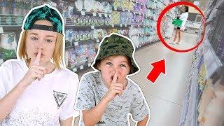 SPYING ON OUR MOM IN PUBLIC *caught HER out*  Family Fizz