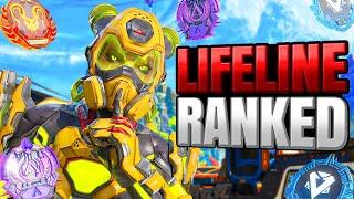 High Level Lifeline Ranked Gameplay - Apex Legends No Commentary