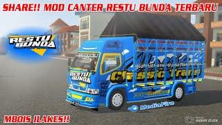 Mod Canter Restu Bunda Bussid  Mod Bussid Terbaru  Canter Restu Bunda