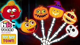 Pumpkin Finger Family  Halloween Spooky Songs  Hooplakidz Toons