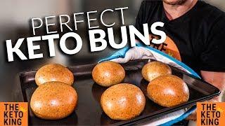 PERFECT Keto Buns  Keto Hamurger Buns  Low Carb Buns  Keto Rolls  Keto Bread