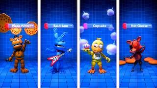 FNAF World Adventure Animatronics Workshop Animations