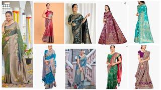 Designer Silk Sarees Latest Sarees Collection  New Style Sarees  Trending Sarees Designs  