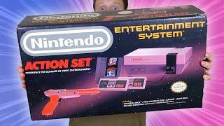 Unboxing a Nintendo Entertainment System NES in 2020