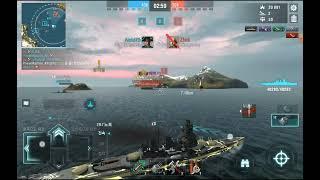 World of Warships Blitz - Tier 5 Japan Battleship ARP Haruna 05