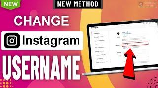 How To Change Instagram Username - PC 2024  Easy Way 