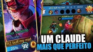 ESSE BR ESTÁ DESTRUINDO DE CLAUDE EM BUSCA DO TOP 1 GLOBAL - MOBILE LEGENDS