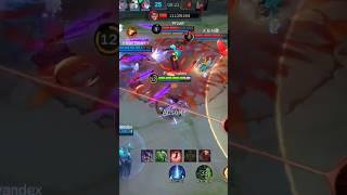 Maniac Moment Hanabi #shorts #mobilelegends #shortvideo