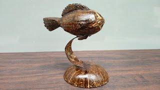 Coconut shell craft ideas   Indian Technic