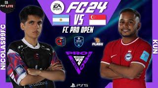 NICOLAS99FC VS KUN  FC 24 PRO OPEN GLOBAL QUALIFIER DAY 1 - PRO VS PRO