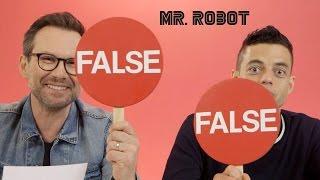 Hacking Facts with Rami Malek & Christian Slater   Presented by BuzzFeed & USAs Mr. Robot