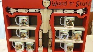 Woodys Mug Rack Kitchen Utensil Build Challenge Woodworking