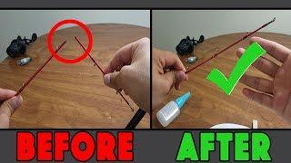 How to fix a broken rod tip Amazing Korean Method