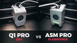 QIDI Q1 PRO vs FLASHFORGE A5M PRO compared to P1S 3D Print Quality Review