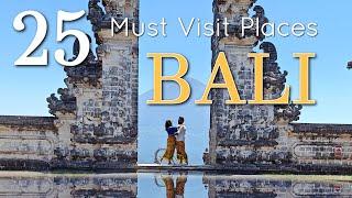 25 Must Visit Places in BALI  Bali Tourist Places  Bali Travel Guide  Bali Vlog 2024