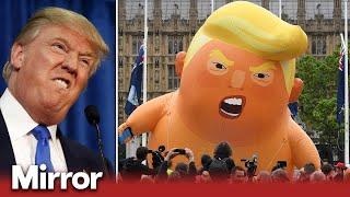 Trump baby blimp inflated again