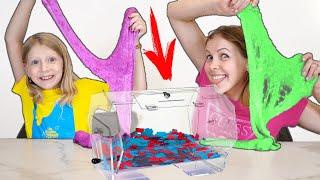 СЛАЙМ ЛОТЕРЕЯ ЧЕЛЛЕНДЖ Кто СДЕЛАЕТ САМЫЙ WOW SLIME?  Милана и МАМА Битва за СЛАЙМ