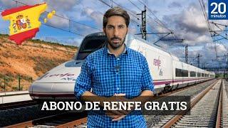 ABONO DE #RENFE GRATIS ¿A qué servicios afectará esta medida en #España?