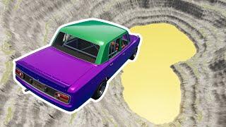 Dangerous moves and bold bets a comparison between a car and Leap of Death in BeamNG.drive