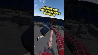 Spider-Man VR TEACHES HIS SON HOW TO SWING #vr #virtualreality #spiderman #gaming