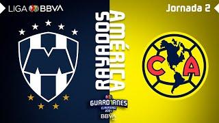 Resumen  Rayados vs América  Liga BBVA MX - Guard1anes 2021 - Jornada 2