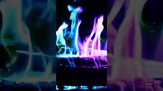 Magical Flames Green Blue Purple etc. #shorts