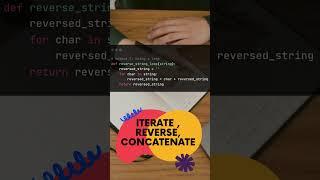 3 ways to  reverse string in python  #shorts #coding #python  #programming
