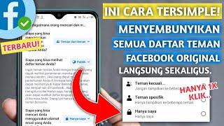 CARA MENYEMBUNYIKAN DAFTAR TEMAN DI FACEBOOK  AGAR TIDAK TERLIHAT TERBARU