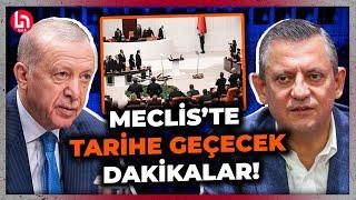 Mecliste tarihi anlar CHP Grubu Erdoğanı ayakta karşıladı