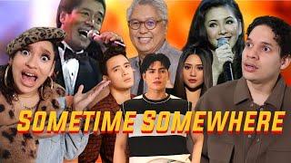 Latinos react to Filipino Singers covers of Sometime Somewhere ft Erik Santos Morissette Regine