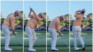 Adam Scott Golf Swing & Slowmotion At Quail Hollow