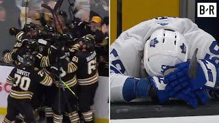 Bruins Eliminate Maple Leafs in Game 7 Overtime Thriller  2024 Stanley Cup Playoffs