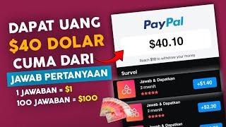 Dapat Bayaran $4010  Cuma Dari Jawab Pertanyaan  - Cara Menghasilkan Uang Dari Internet