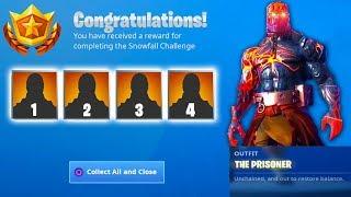 How to UNLOCK STAGE 4 Fortnite The Prisoner Skin Fortnite The Prisoner Skin UNLOCKS..