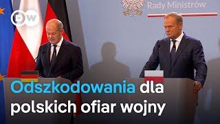 Scholz i Tusk o zadośćuczynieniu dla polskich ofiar wojny