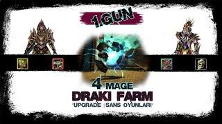 Knight Online  4 Mage ile Draki Farm  Upgrade - Monster Stone...  #1Gün