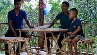 The Process of Making a Table and Chair Set and Completing the Bathroom  Farmer Family