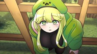 Creeper stuck in a fence  BubblePlanet anime  