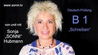 Deutsch-Prüfung B1 „Schreiben“ von und mit Sonja Hubmann