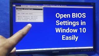 How To Open BIOS Settings In Windows 10 pclaptop Easily