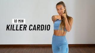 10 MIN CARDIO Workout At Home - Full Body No Equipment No Repeats