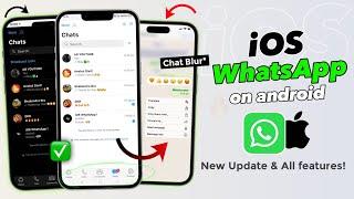  install iOS WhatsApp On Android  New Version iPhone WhatsApp For Android 2023