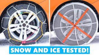 Snow Socks VS Snow Chains VS Snow Tires - Whats REALLY Best on Snow and Ice?