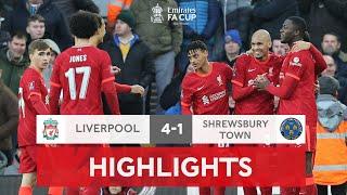 Fabinho Double as Reds Beat The Shrews  Liverpool 4-1 Shrewsbury Town  Emirates FA Cup 2021-22